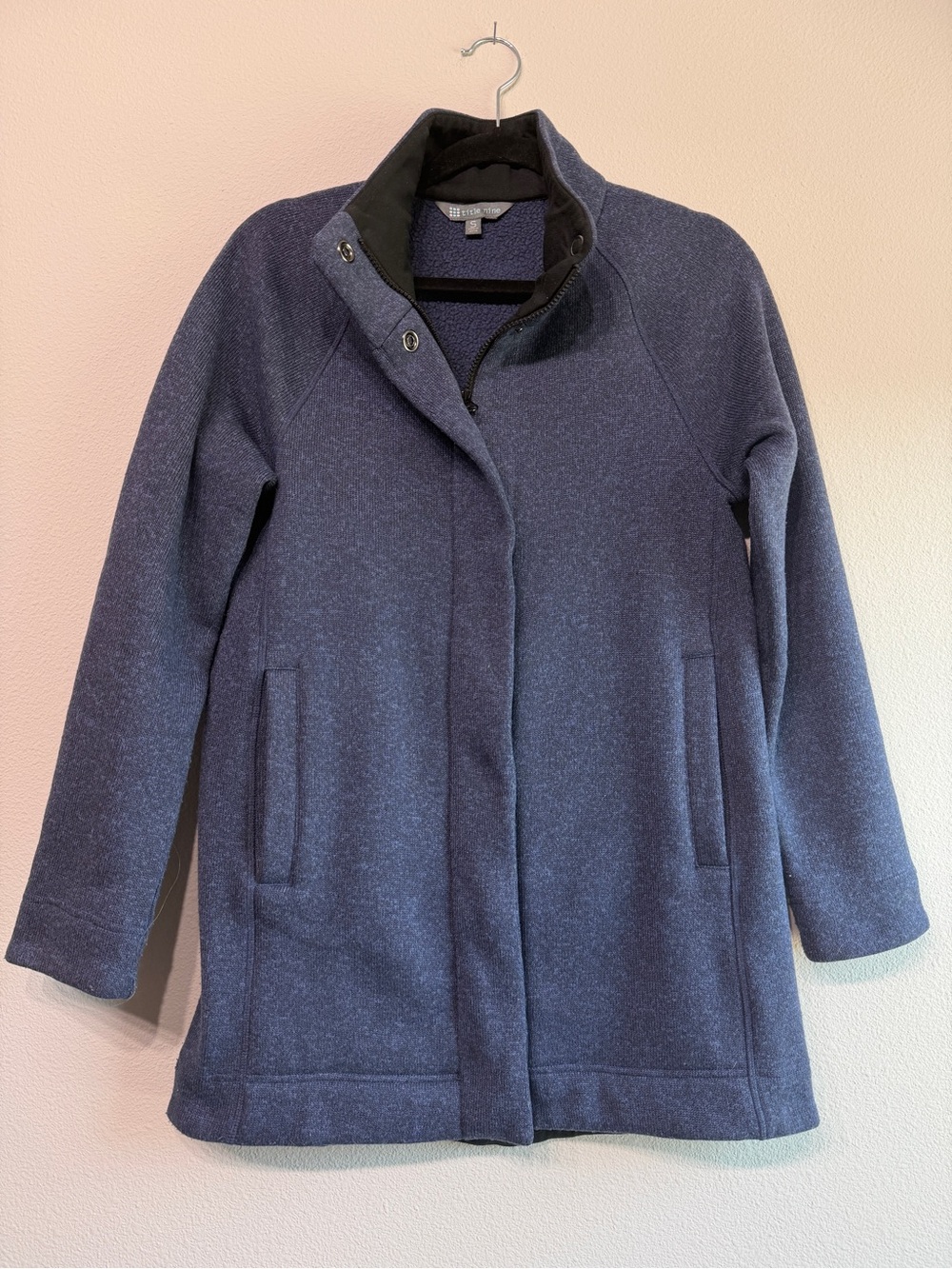 Title Nine Alchemy Full Zip Up Swacket Womens Small Sweater Jacket Fleece Lined